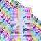 Birthday Wrapping Paper Mini Roll – 17” x 16.4 ft – Colorful Holographic “Happy Birthday” Foil Gift Wrap for Baby Showers, Holidays & Parties (Birthday lettering)